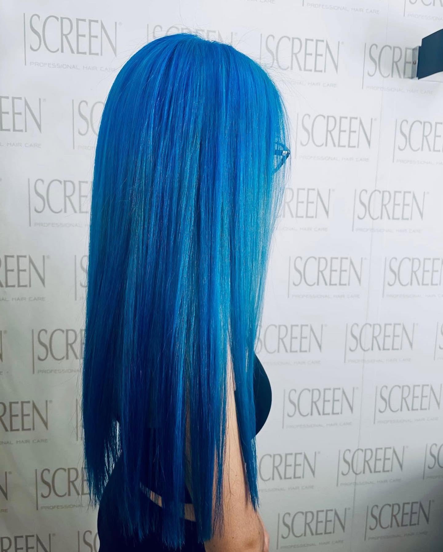 After hairstyle finish