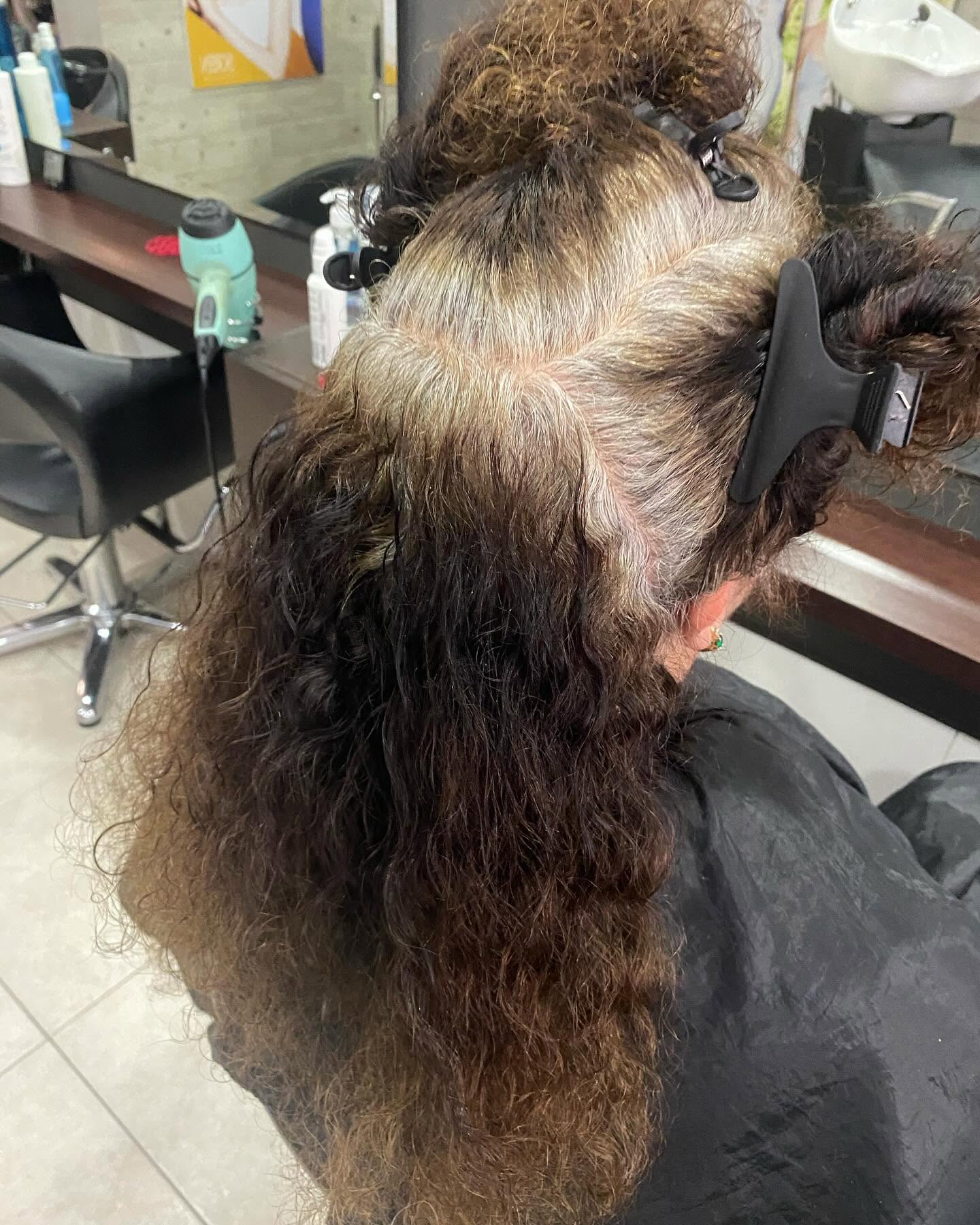 Before hair transformation